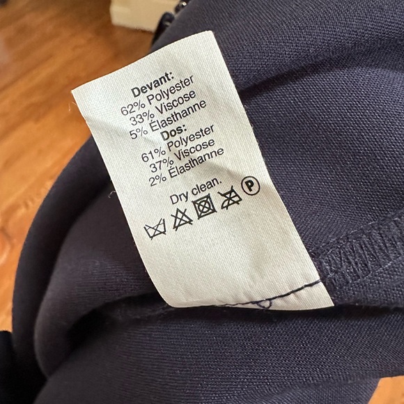 NWT J. CREW Women’s Scalloped Navy Dress - Picture 10 of 10